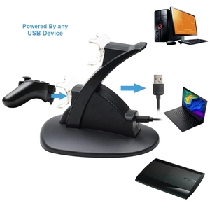 适用于PS3超薄控制台电缆双充电器，适用于索尼PlayStation 3控制器的PS3充电坞站 - Product Image 2