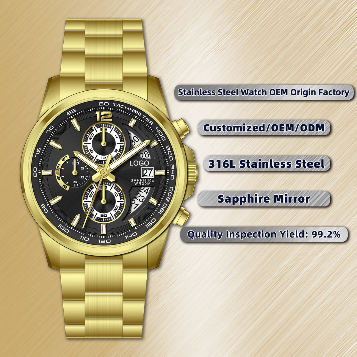 Gold/Black/Black/Black