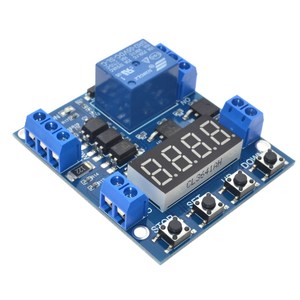 Display a LED 5V Timer di ritardo digitale modulo interruttore di controllo relè tensione rilevamento limite superiore e inferiore conteggio dei tempi del ciclo - Product Image 1