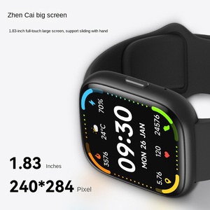 Cross-biên Giới đa-thể thao thông minh xem TFT cho BLE cuộc gọi sức khỏe giám sát Tính năng Silicone ban nhạc từ giọng nói trợ lý - Product Image 3