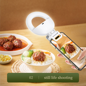 Feixiang k5pro 800mAh <span class=keywords><strong>Mini</strong></span> nhiếp ảnh Ánh Sáng-60 <span class=keywords><strong>LED</strong></span> hạt & 243lm độ sáng cho đêm bắn - Product Image 3