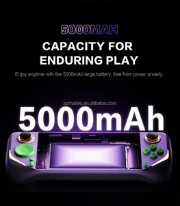 Modello più recente E6 Plus console per videogiochi portatili 5 pollici Touch Screen lettore Video Open Source Linux sistema 5000mAh batteria - Product Image 5