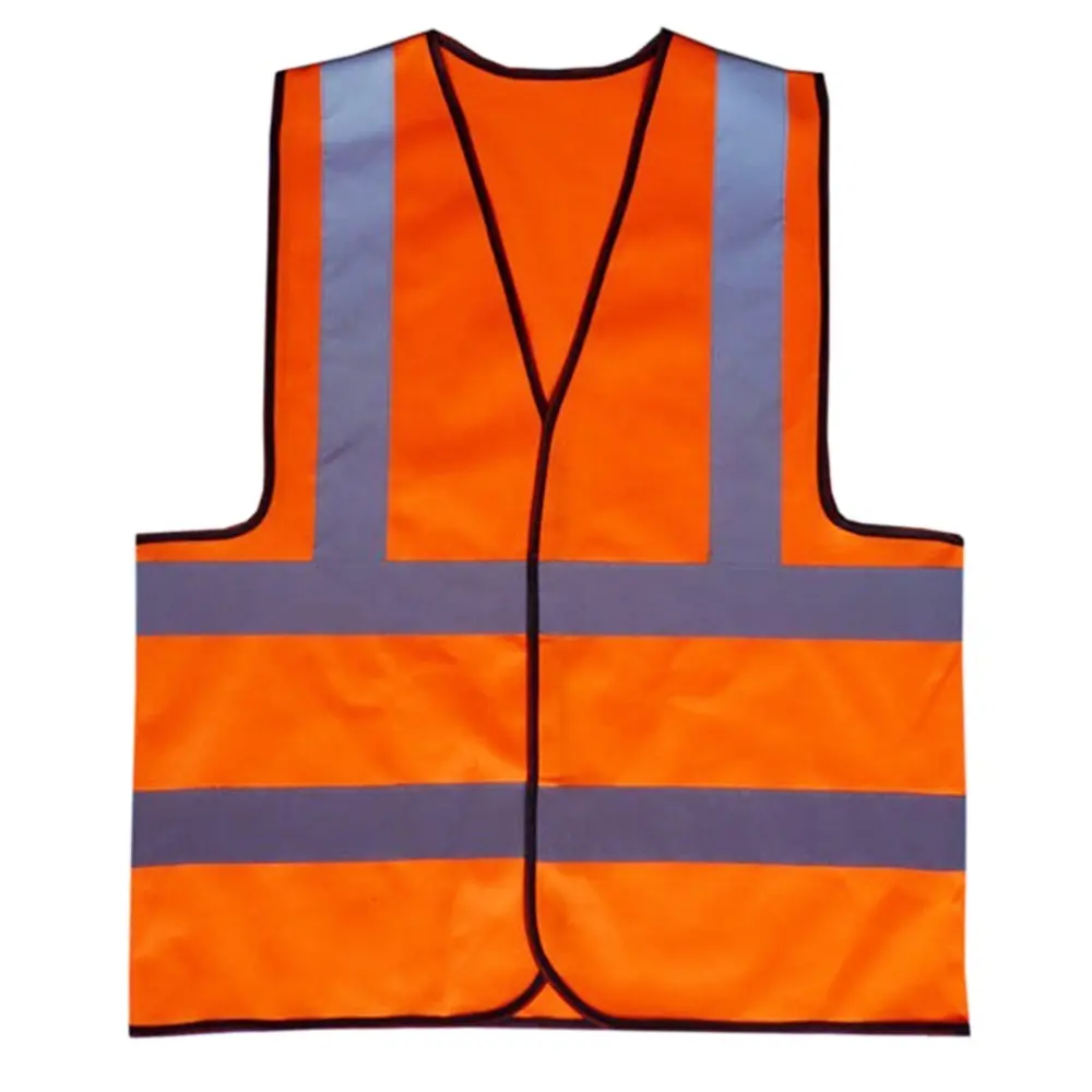 Cv2007 Hoge Zichtbaarheid Veiligheidsvest Rijbaan Waarschuwing Hoge Licht Reflecterende Tape Verkeersconstructie Polyester Gebreide Werkvesten