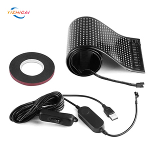 หน้าจอนุ่มอัจฉริยะถูกควบคุมโดยแอปและแสดงไฟ LED RGB แบบไดนามิกที่กระพริบสำหรับใช้ในรถยนต์และรถบรรทุก - Product Image 5
