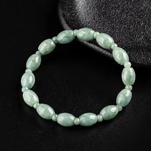天然Jadeite Passepartout JadeブレスレットハイエンドレディースジュエリーJadeオリジナルデザインSL65