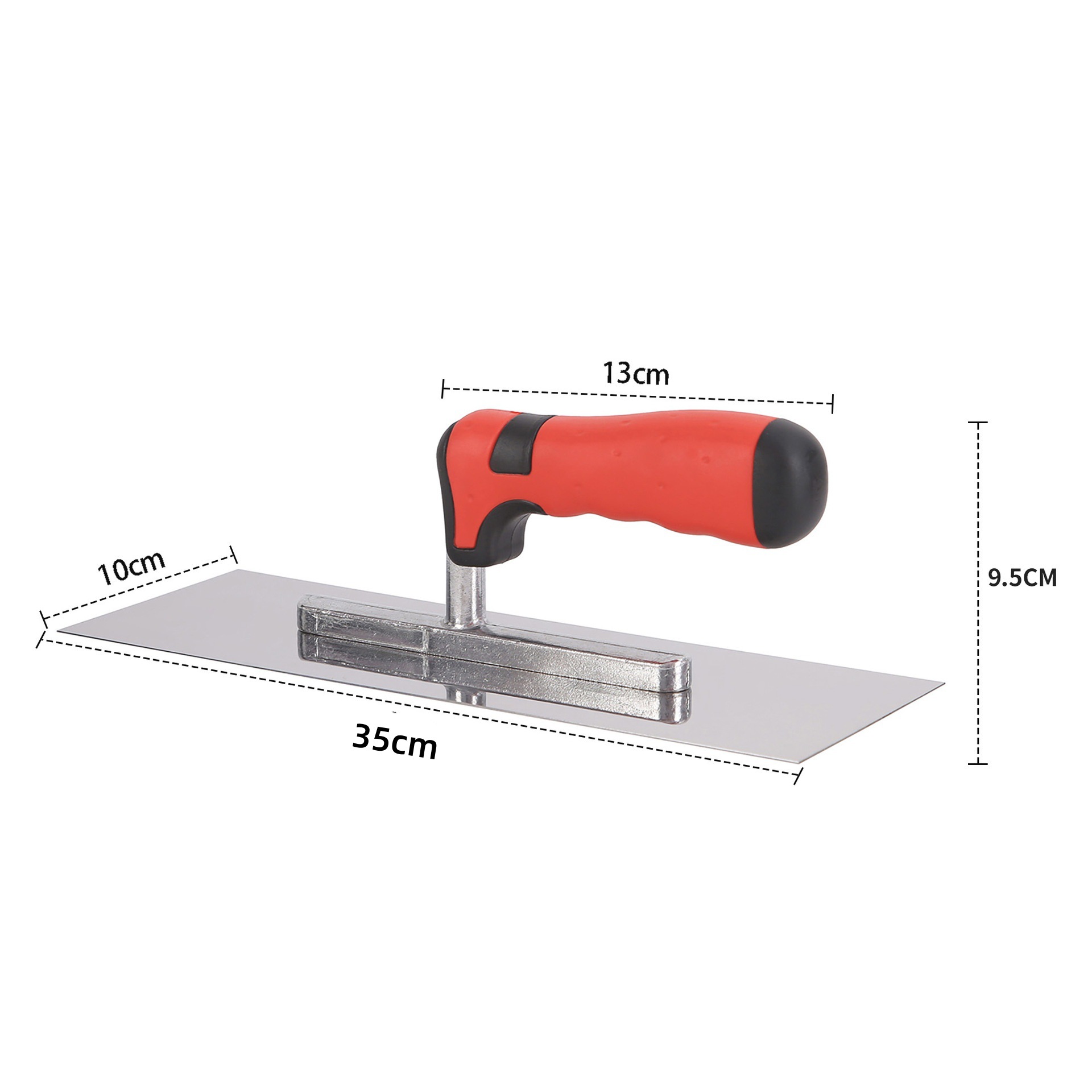 Acier inoxydable 10*35cm Plat PP+TPR