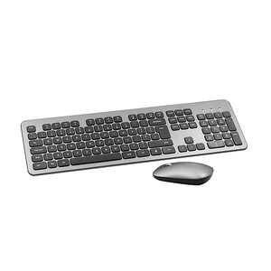 Juego de teclado y ratón para ordenador de escritorio, teclado inalámbrico OEM de 104 teclas, para casa y oficina - Product Image 4