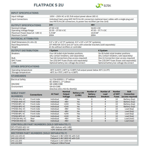 Nuevo Original de alta eficiencia Compack 48V 200A Eltek Flatpack S rectificador 2U estante integrado sistema de fuente de alimentación de Telecomunicaciones - Product Image 3