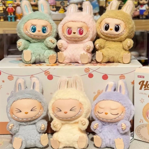 Labubu Exciting Macaron PVC Blind Box Keychain Plush Doll Stuffed <strong>Toys</strong> with Barcode Scan Randomly Assorted From POPMART <strong>Website</strong> - Product Image 4