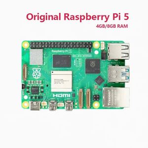 Offizielle Original Raspberry Pi 5 Cortex-A76 Linux 2GB 4GB 8GB Arm Board Python Program lama PCIe Gigabit Ethernet USB 3.0 - Product Image 2