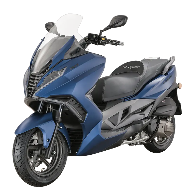 Directo de fábrica refrigerado por agua EFI 125cc gasolina Maxi scooter grande motocicleta con EEC