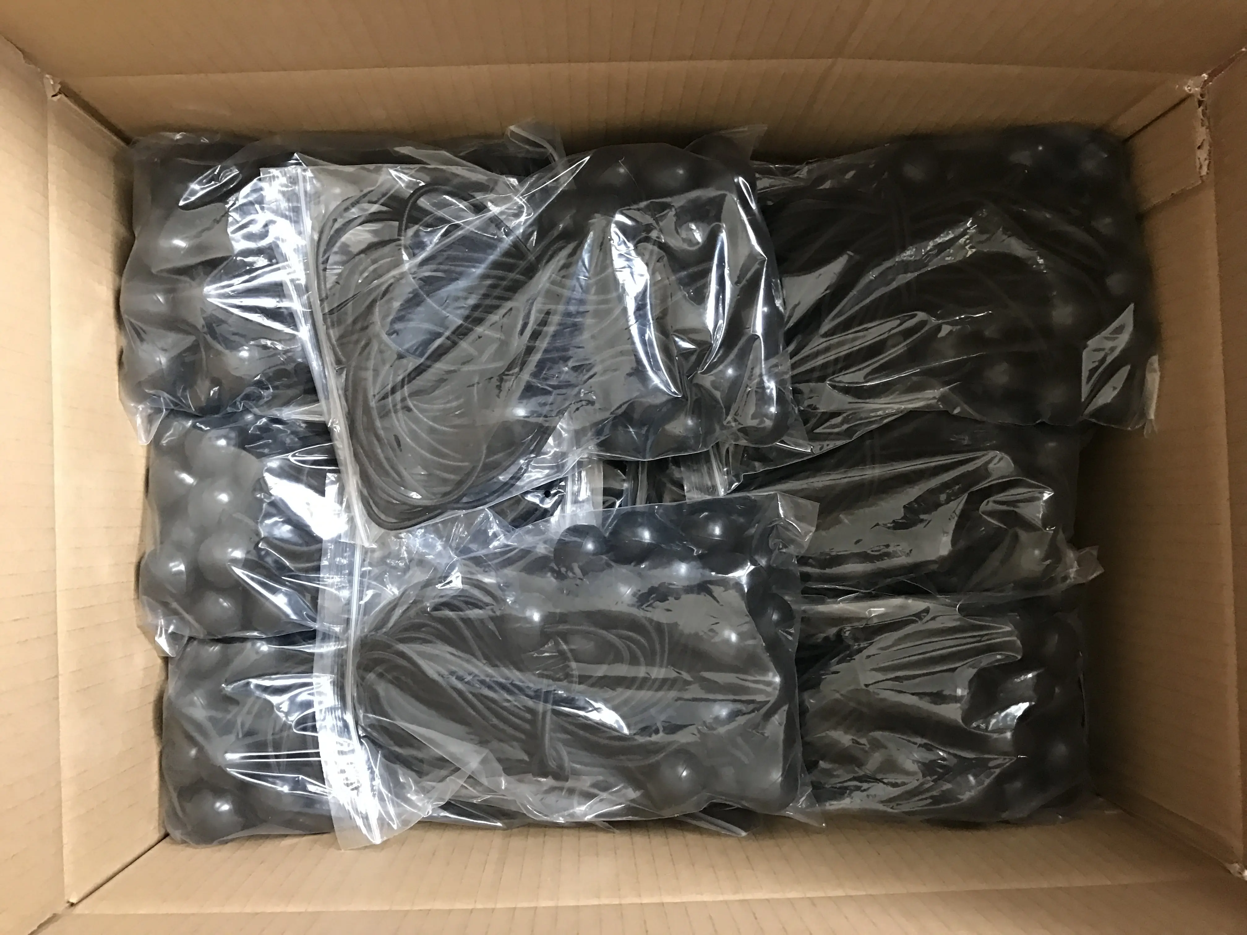 25 Stück 8 Zoll Ball Bungee Schnüre für Zelt PE Tasche Verpackung