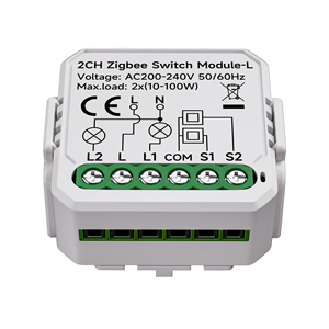 YiHiOO 10A 2 canali Smart Zigbee Switch modulo Tuya Smart Life App modulo interruttore relè intelligente - Product Image 2