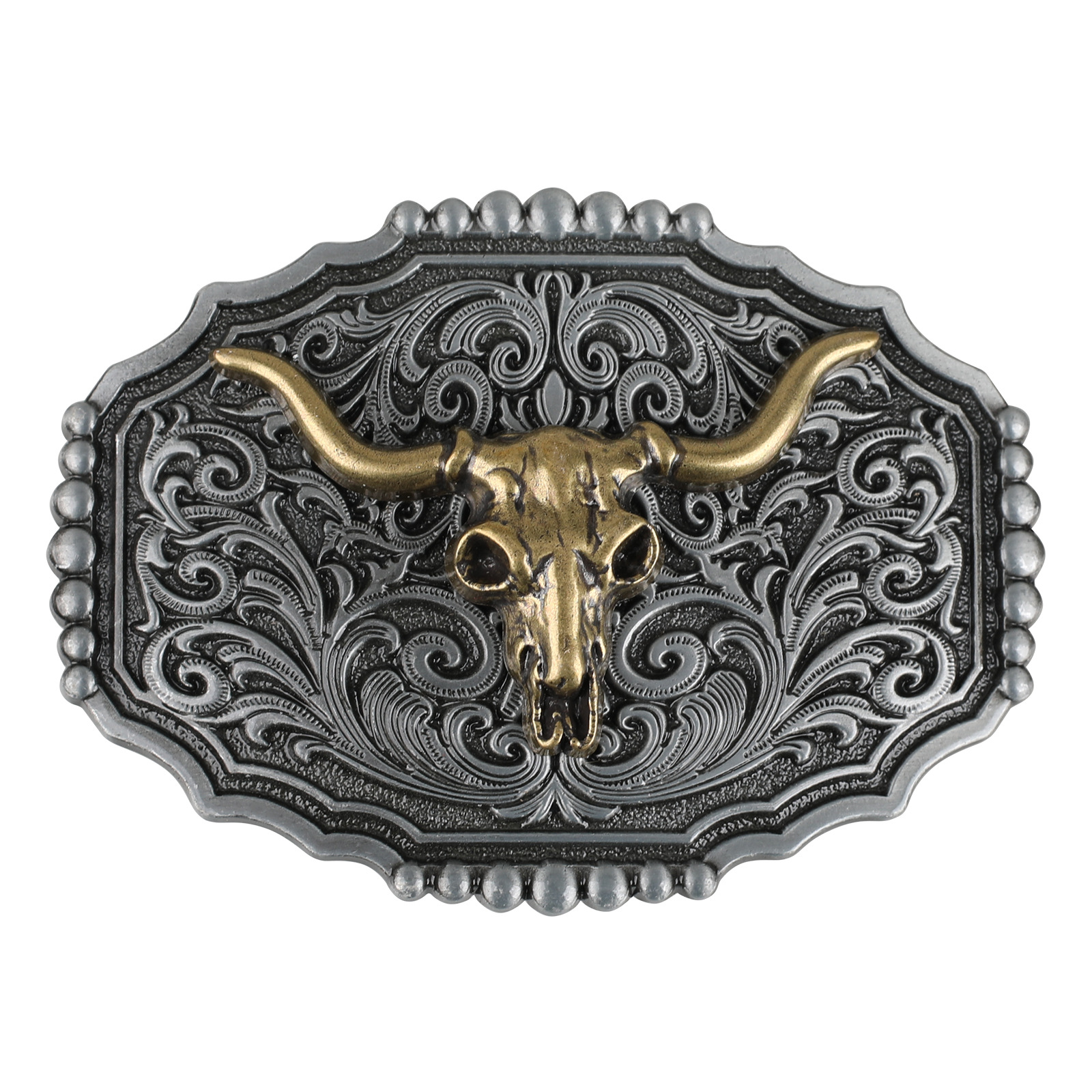 Bronze bull head 09