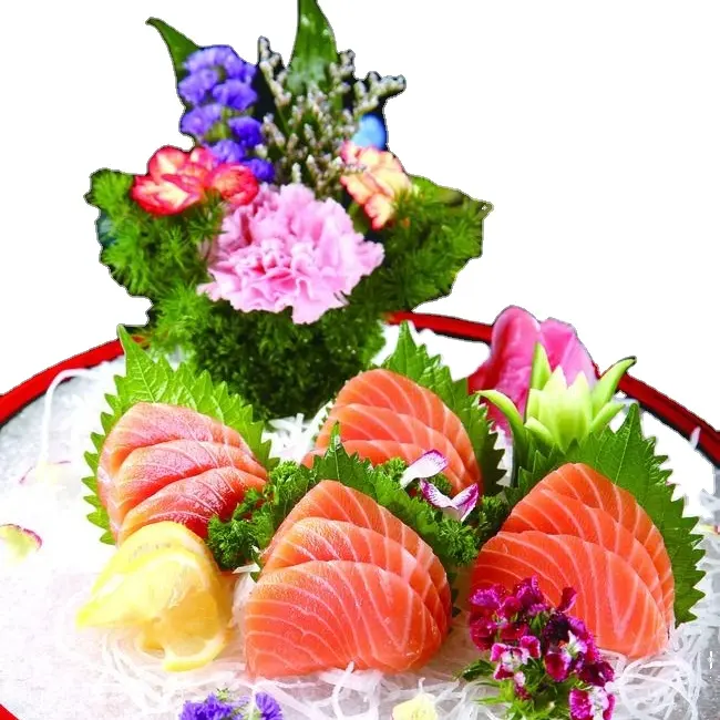 Gaishi OEM/ODM vendita calda all'ingrosso raccordo atlantico fresco congelato intero Chum Oncorhynchus Salmo Salar Sockeye salmone pesce Sashimi