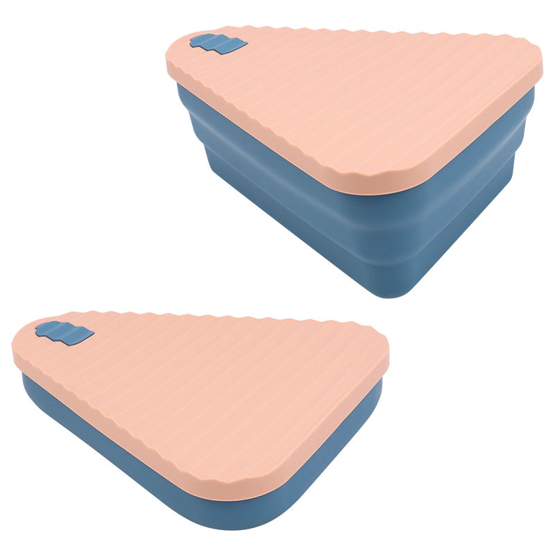 Couvercle bleu + rose