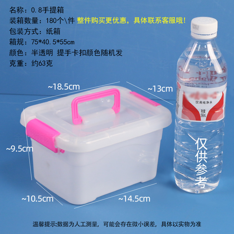 0.8mm semi-transparent storage box