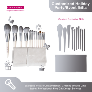 12 Pcs Tổng Hợp Tóc Mềm Nền Tảng Du Lịch Trang Điểm Bàn Chải Thiết Lập Bán Buôn Quà Tặng Tùy Chỉnh Bao Bì Cho Quà Tặng Khuyến Mãi - Product Image 2