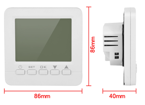 Termostato digital programable para calefacción de suelo, controlador de temperatura inteligente para habitación, wifi, modbus, HY02B05 - Product Image 6