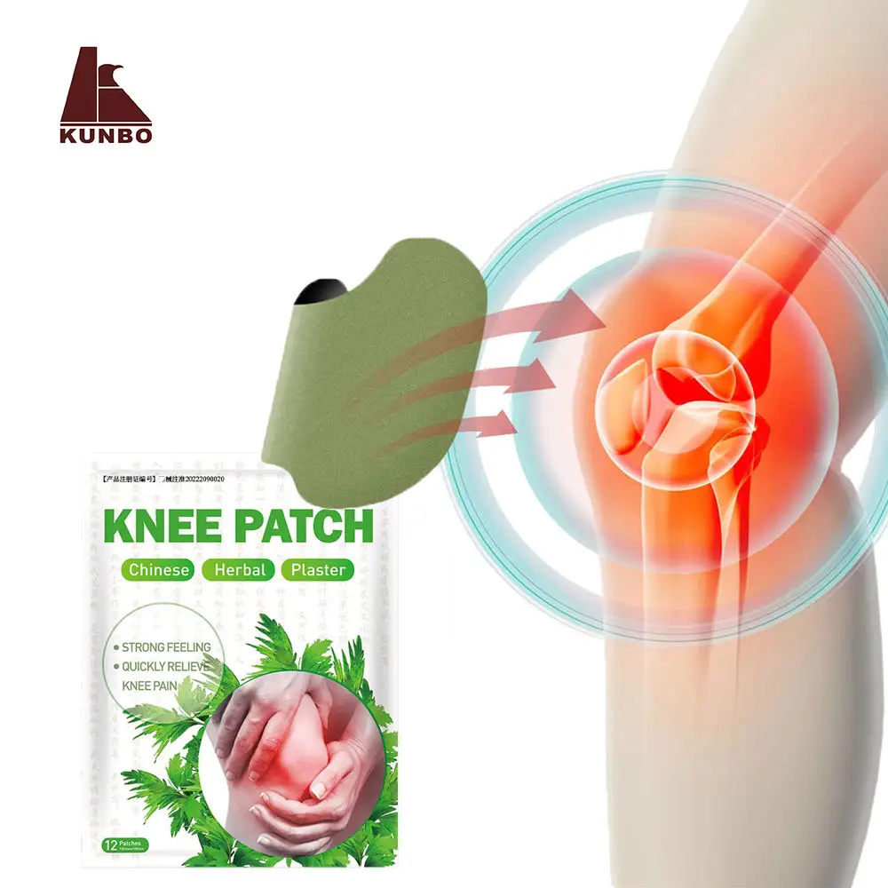 Gezondheidszorgproducten Alsem Warmte Artritis Knie Pijnverlichting Patch Medicinale Kruidenpleister 12 Stuk/zak