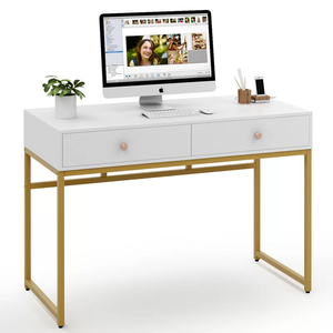 Scrivania del Computer Scrivania in Ufficio 2 Cassetti Studio Scrivania Tavolo Design per la Casa Ufficio - Product Image 1