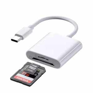 最新到货2合1 OTG适配器手机USB读卡器usb3.0至微型安卓c型集线器otg适配器 - Product Image 1