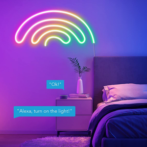 Wifi SMD <strong>5050</strong> RGB <strong>LED</strong> Strip Light 24V 36W IP65 Smart Tuya APP Control Smart Neon Strip Light With Power Adapter - Product Image 3