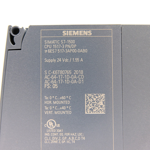 Siemens Plc S7 1500 S7-1500 SPS-Controller der Serie S71500 Programmier bare Logik steuerung 6ES7517-3AP00-0AB0 Siemens SPS-Module - Product Image 2