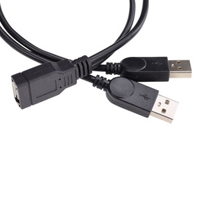 สายเคเบิลอะแดปเตอร์ต่อพ่วง USB ตัวผู้2.0เป็น USB ตัวเมียสำหรับสายชาร์จไฟฮับรูปตัว Y - Product Image 3