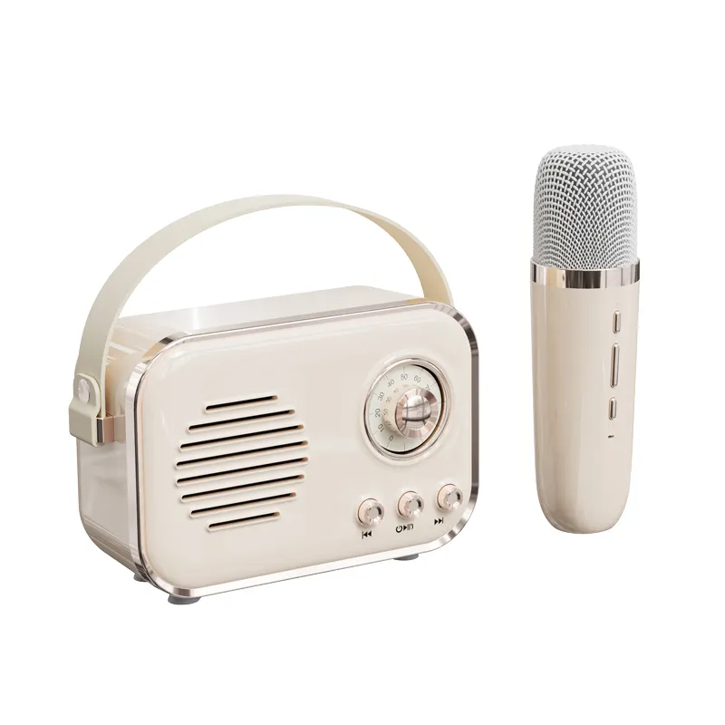 P33PLUS microfono senza fili altoparlante Bluetooth Mini carino Karaoke Bo adatto per i bambini regali riunioni di famiglia all'aperto karaoke