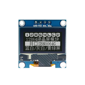 0,96-Zoll-OLED-LCD-Anzeigemodul, 128*64 SPI-Schnitts telle, blau/gelber serieller I2C-Anschluss, monochromes SSD1306 - Product Image 2