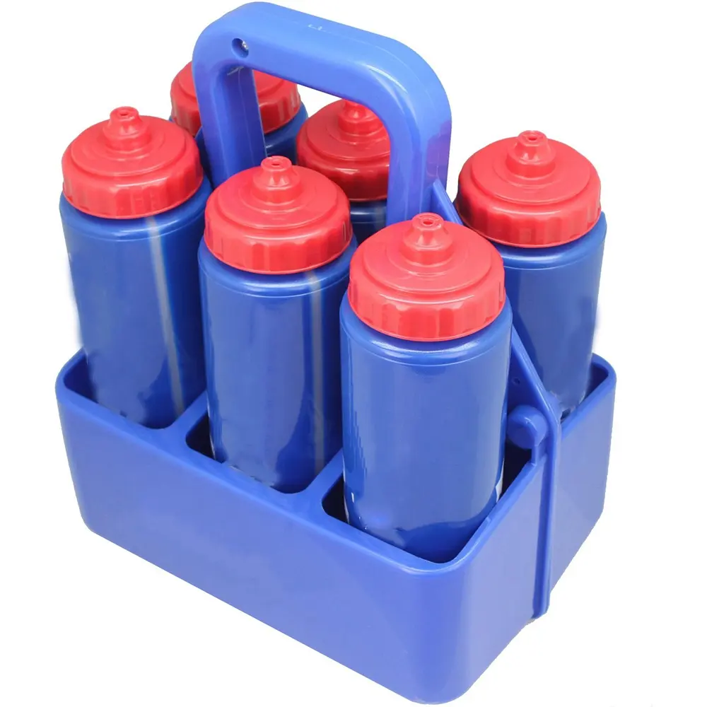 Botol Air Plastik Label Pribadi 1000Ml, Botol Air Olahraga Perjalanan Minum dengan Pembawa