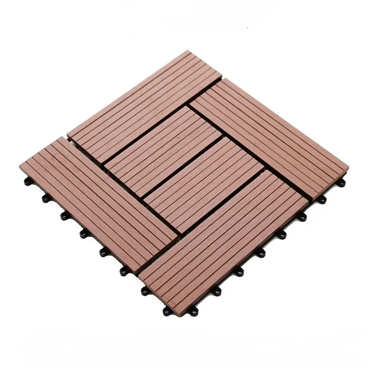 Sàn cho ngoài trời decking New vật liệu xây dựng dễ dàng cài đặt chống UV ngoài trời không thấm nước decking gạch