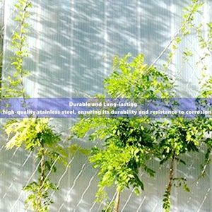 1.8m UV-Resistant HDPE Green <strong>Trellis</strong> <strong>Net</strong> for Multiple <strong>Uses</strong> for Vertical Farming Balcony Yard Lawn Fencing (6FT 10x10cm Grid) - Product Image 5