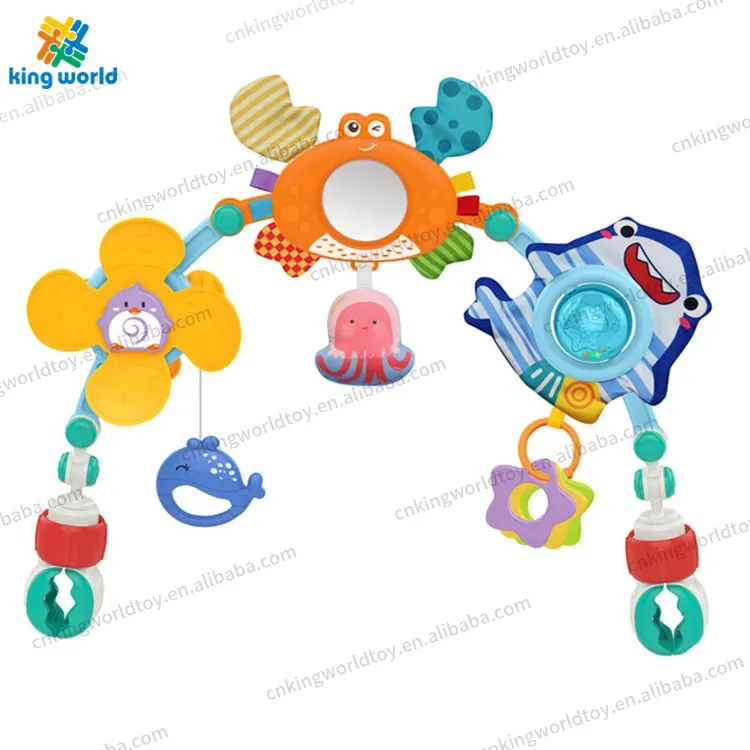 Poussette d'animal marin pour bébé, hochet mobile pour berceau, jouet musical, jouet pour bébé