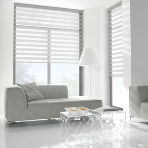Smart Control elettrico oscuramento Zebra per finestre tessuto di filtraggio della luce con tecnica semplice colore nero - Product Image 1