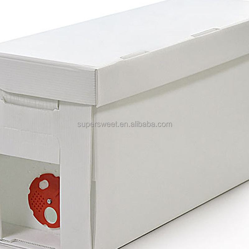 صندوق النحل المزدوج للنحل المزدوج للنحل الملكة 5 إطار خلية النحل البلاستيكية