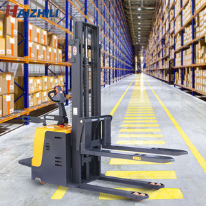 Factory Direct Sale 2ton 1.6m Electric Operated Stand on Type <strong>Loading</strong> Pallet Stacker with CE - Product Image 6