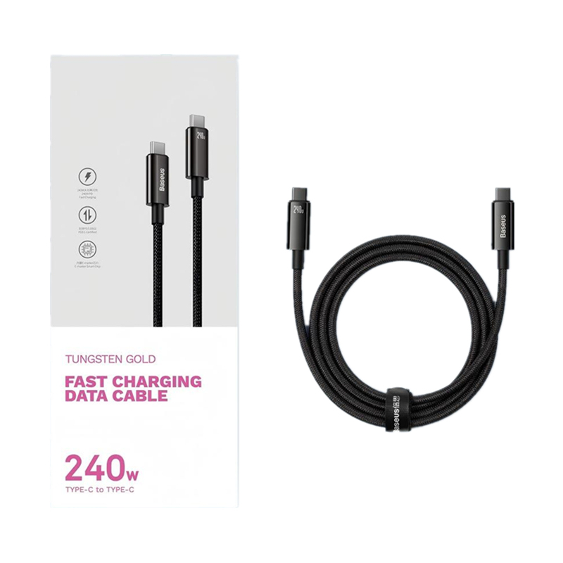 Noir- C à C 240W-2m (CAWJ040101)