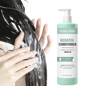 OEM Private Label Organic Natural Moisture Repair Ginger Ginseng menta riso acqua cheratina balsamo per capelli per le donne - Product Image 3