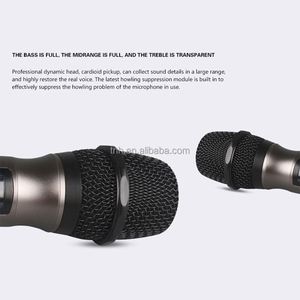 TNH PM-GU480 Drahtloses Mikrofon U-<span class=keywords><strong>Segment</strong></span> Handheld Bühnen leistung Karaoke Home Outdoor Mikrofon - Product Image 3