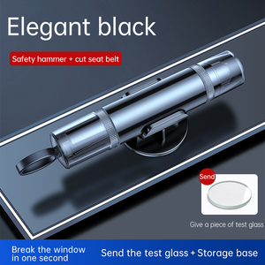 DRC 2-in-1 hợp kim khẩn cấp an toàn búa xe thoát công cụ cửa sổ kính ngắt dây an toàn cắt 1 năm bảo hành cho xe cứu hộ - Product Image 4