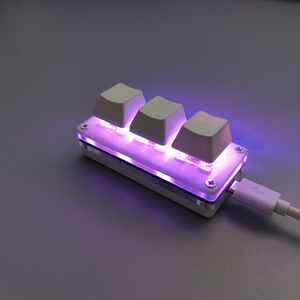 Wired Mini 3-Key Keypad <strong>Mechanical</strong> Gaming <strong>Keyboard</strong> 3 Key RGB <strong>Programming</strong> <strong>Keyboard</strong> for Windows Mac IOS Android - Product Image 4