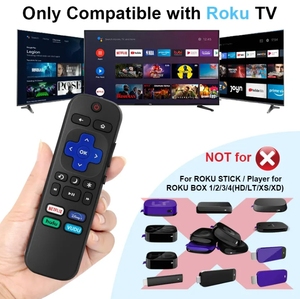 Universal 4K HDR <strong>Roku</strong> Streaming Remote with Netflix Hulu VUDU Shortcuts and Voice Control - High-Quality Portable Device for Sma