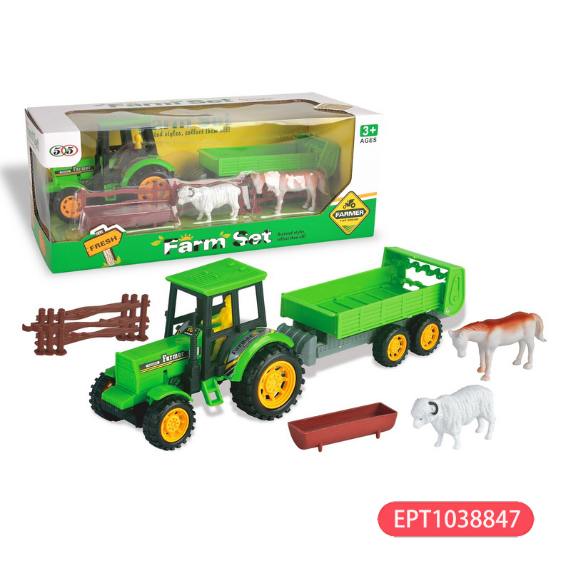 EPT1038847-Inertia powder cut farmer's car set(48pcs/ctn)