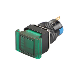 16mm 5 Pin quadrato rettangolo luce di plastica elettrica LED interruttori a pulsante 12V - Product Image 6