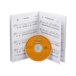 定制高品质最便宜的专业 cd 小册子印刷音乐成分笔记本文具 - Product Image 1
