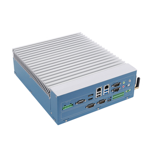 PCミニワイド電圧入力9-36vdc 4kvサージ保護デュアルLan Rs232 LinuxデスクトップFanlessコンピュータ組み込み工業用PC - Product Image 1