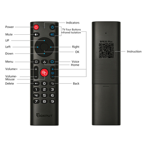 BPR3S artı 2.4g BT tv uzaktan kumanda ir öğrenme tüm düğmeler 6 eksen jiroskop ses aktif tv uzaktan kumanda ota hava fare - Product Image 3
