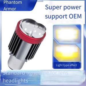 LED göz spot H4 ultra parlak modifiye yakın ve uzak ışık spot yerleşik iki renkli modifiye farlar - Product Image 2